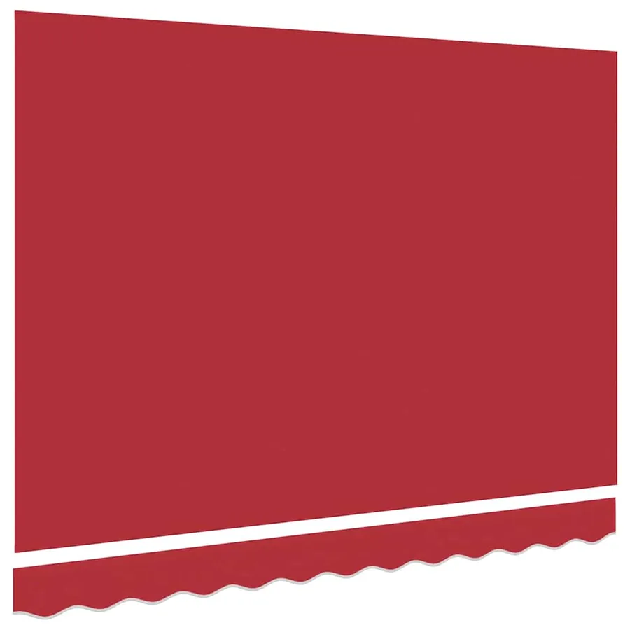 Toile de rechange pour auvent Rouge 3 x 2,5 m Polyester - 4
