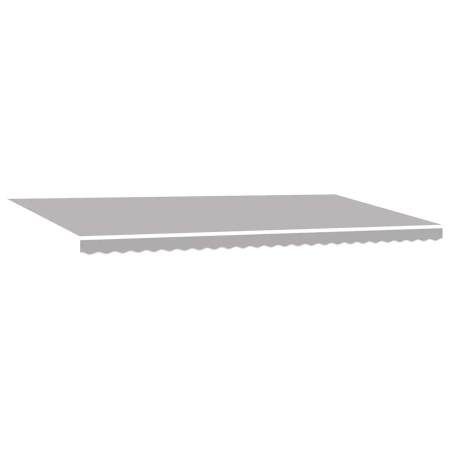 Auvent rétractable Gris clair 600 × 350 cm Polyester - 5