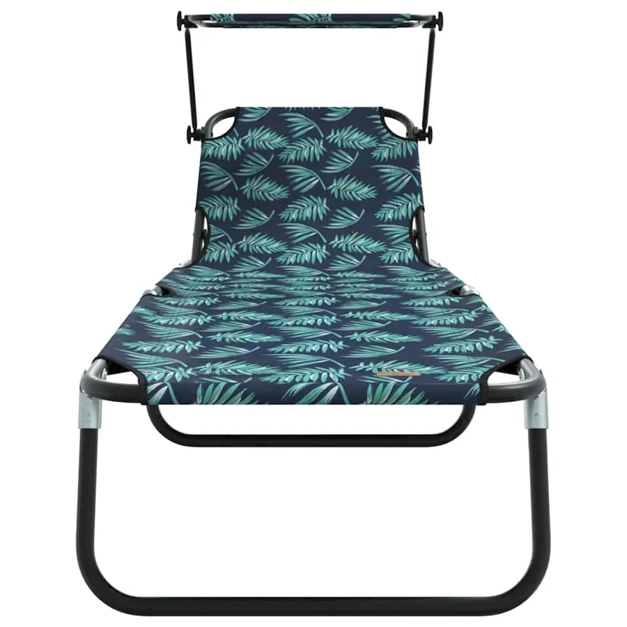 Chaise longue pliante 2 pcs Multicolore 190 x 57 x 81 cm oxford - 5