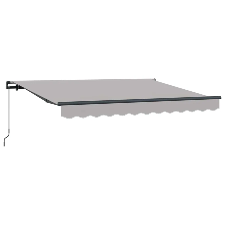 Auvent Rétractable Gris clair 300 x 200 cm tissu - 2