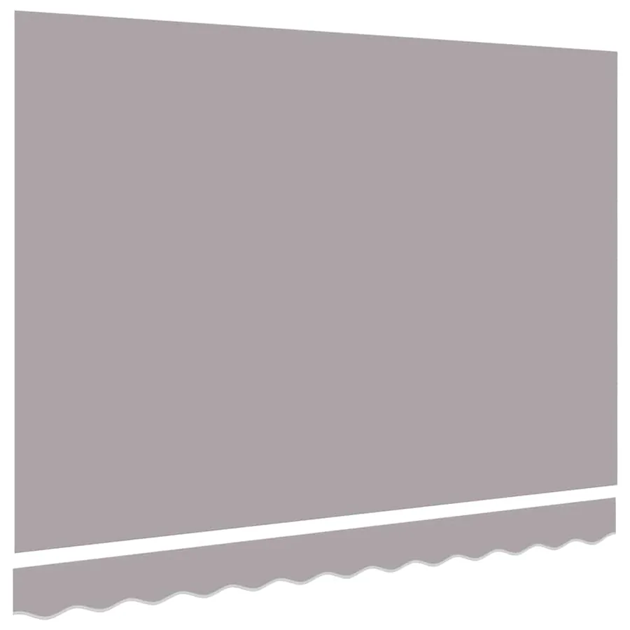 Toile de rechange pour auvent Gris clair 3,5 x 2 m Polyester - 4