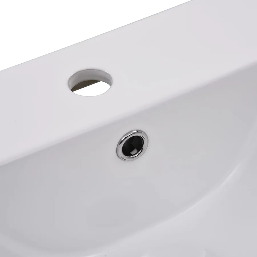 Ensemble de meubles de salle de bain Blanc Aggloméré - 15