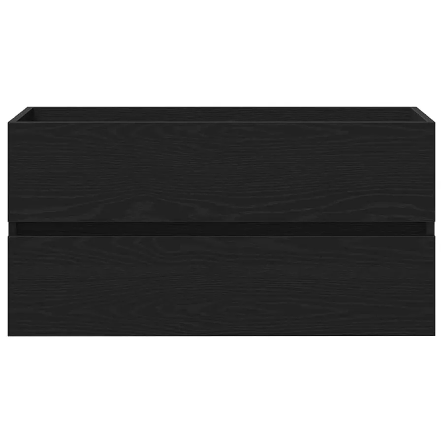 Meuble de Lavabo de Salle de Bain Chêne noir 90 x 38,5 x 45 cm - 6