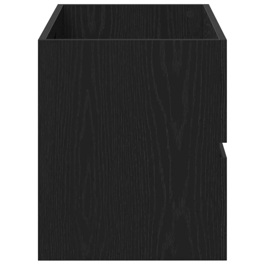 Meuble de Lavabo de Salle de Bain Chêne noir 90 x 38,5 x 45 cm - 7