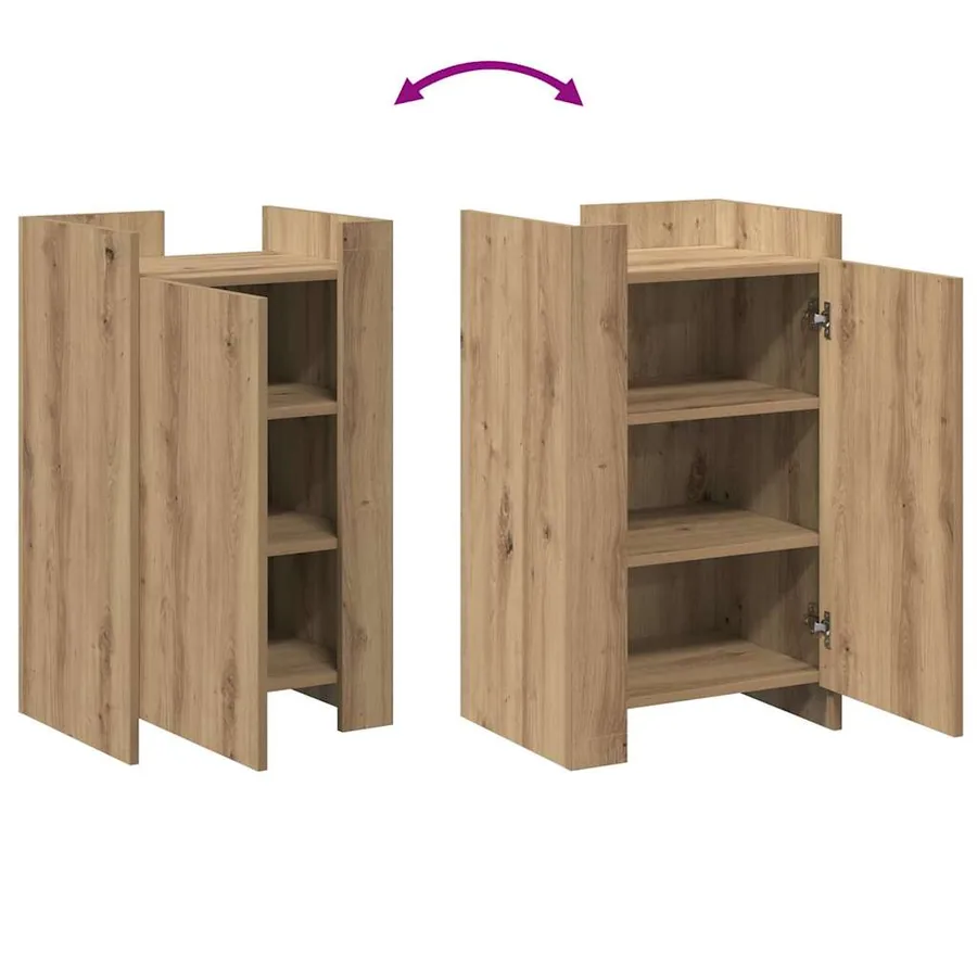 Buffet Chêne artisanal 45 x 35 x 75 cm - 11