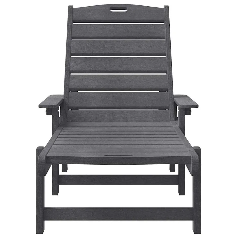 Transat Gris clair 195,5 x 53 x 98,5 cm HDPE - 4