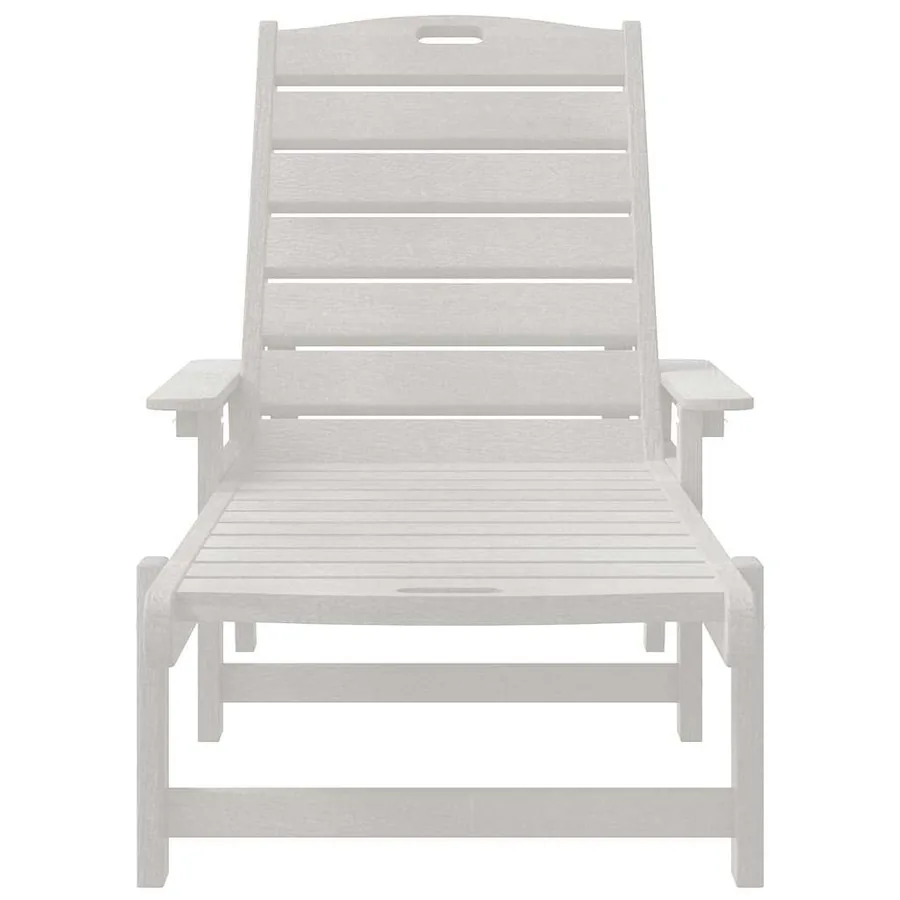 Transat Blanc 195,5 x 53 x 98,5 cm HDPE - 4