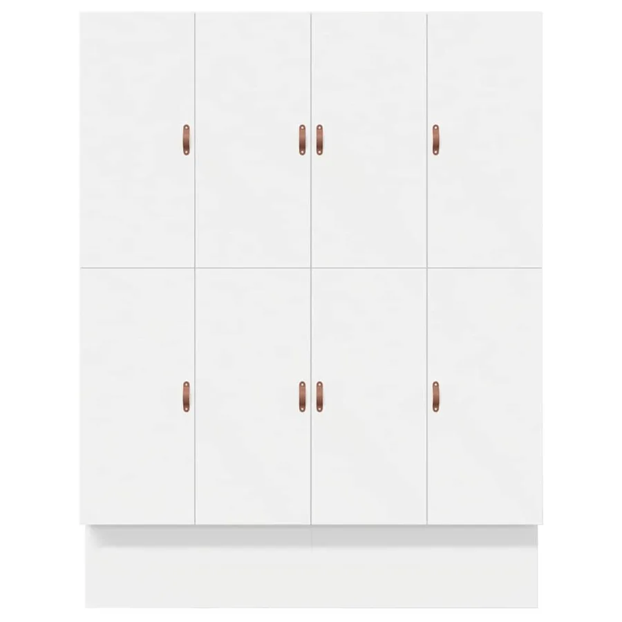 Cadre de lit avec rangement Blanc 200 cm Bois d'ingénierie - 7