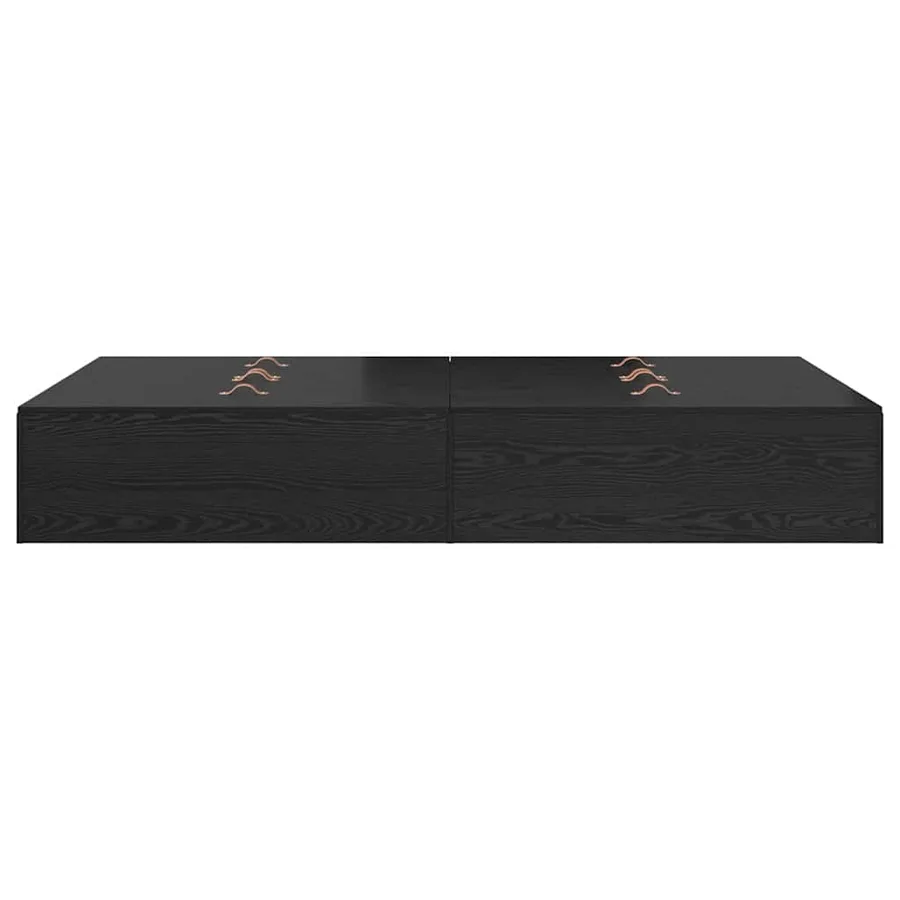 Cadre de lit avec rangement Chêne noir 120 x 200 cm - 7