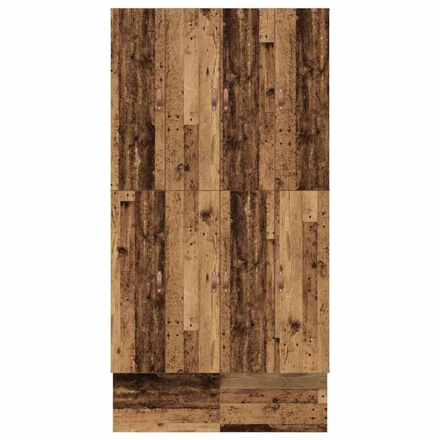 Cadre de lit avec rangement avec tiroir Bois Ancien 120 cm - 8