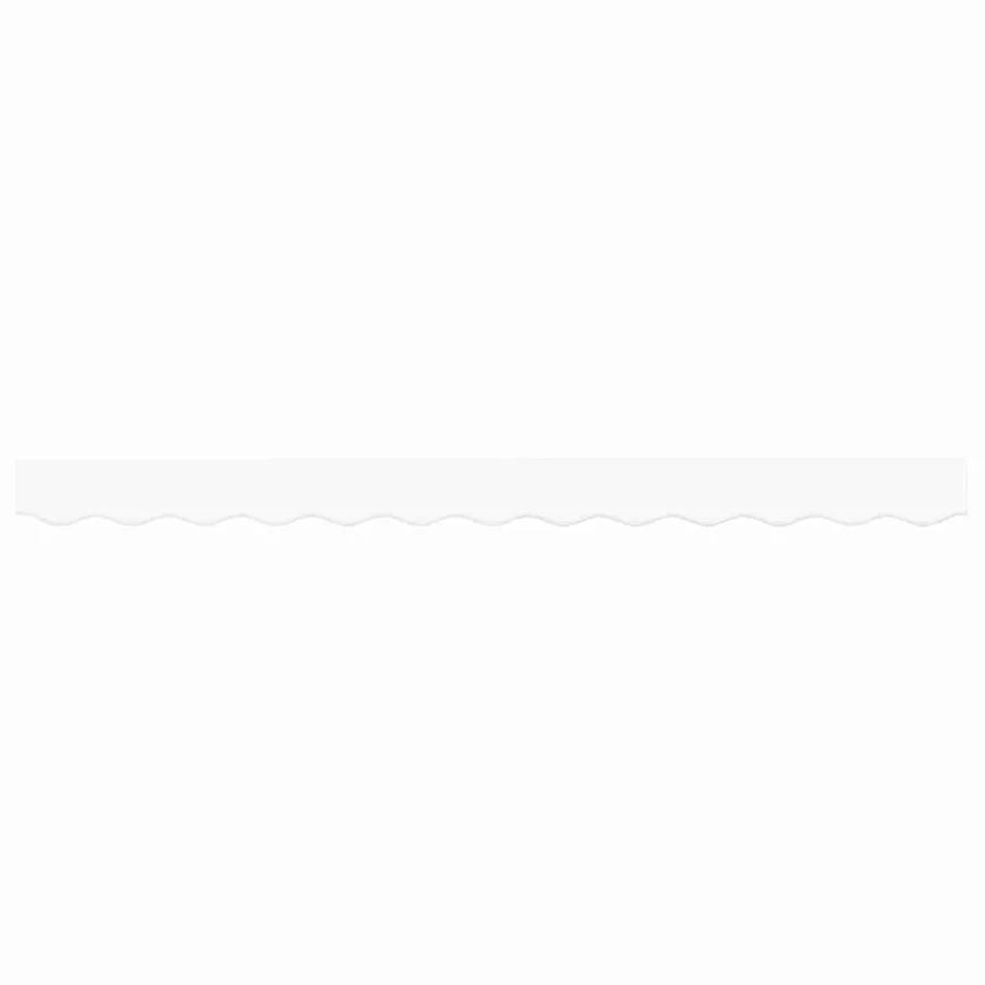 Remplacement de lambrequin Blanc 2,5 m Polyester - 4
