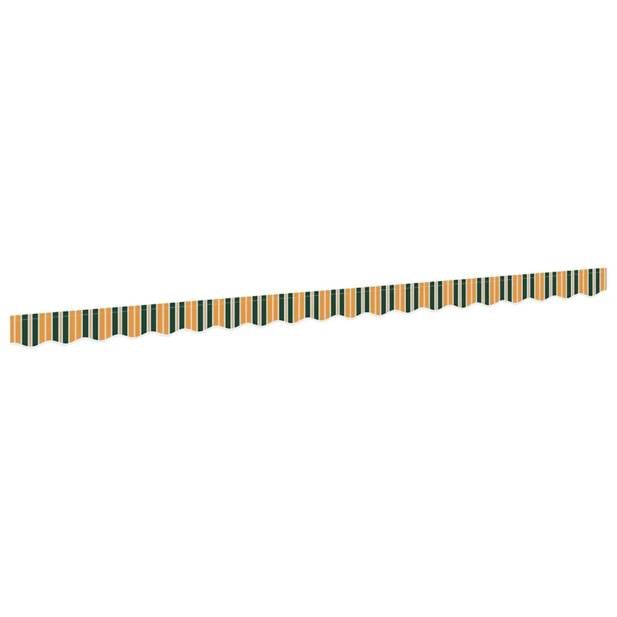 Remplacement de lambrequin Vert et jaune 4,5 m Polyester - 2