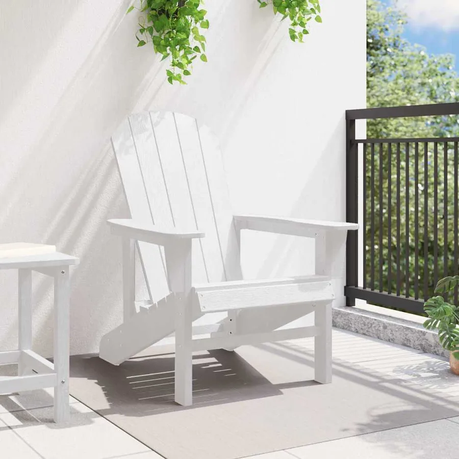 Chaise Adirondack Blanc 82 x 74 x 92 cm HDPE - 3