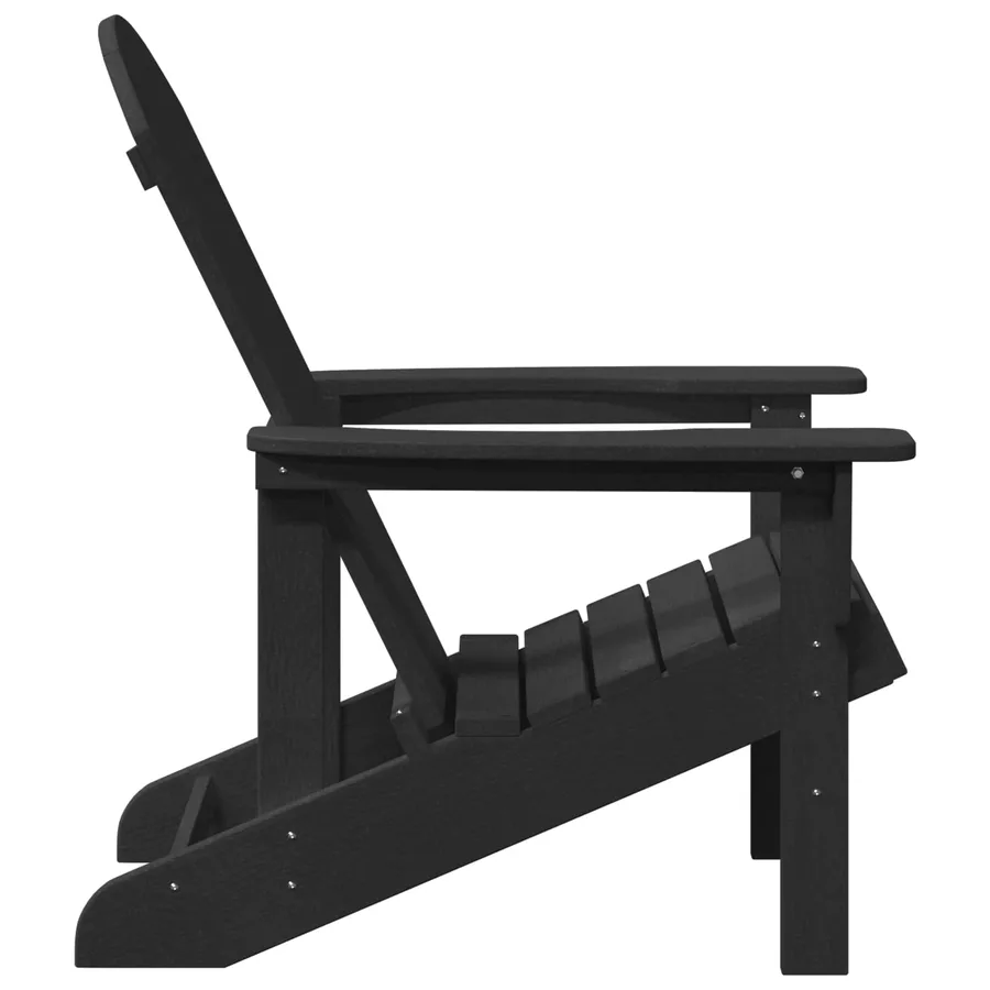 Chaise Adirondack Noir 82 x 74 x 92 cm HDPE - 5