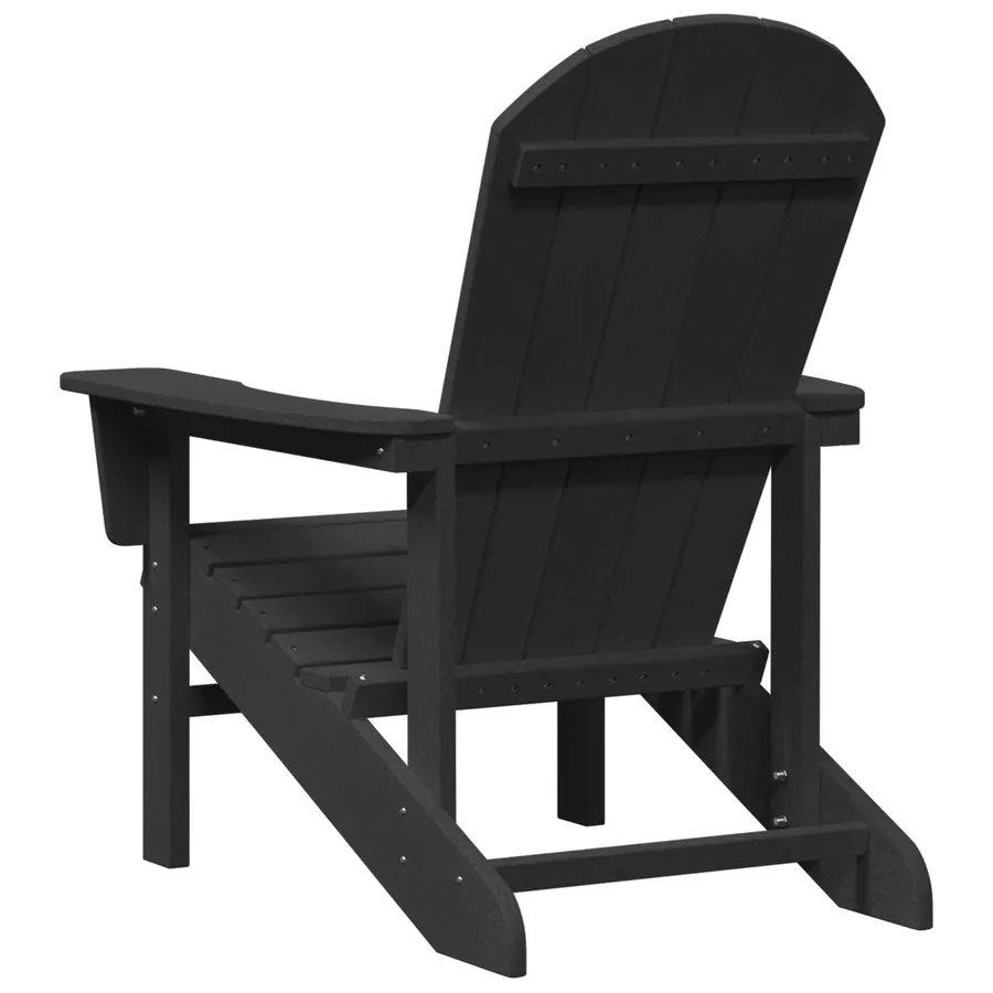 Chaise Adirondack Noir 82 x 74 x 92 cm HDPE - 6
