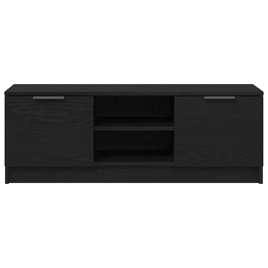 Meuble TV Chêne noir 102 x 32 x 35.5 cm Bois d'ingénierie - 6