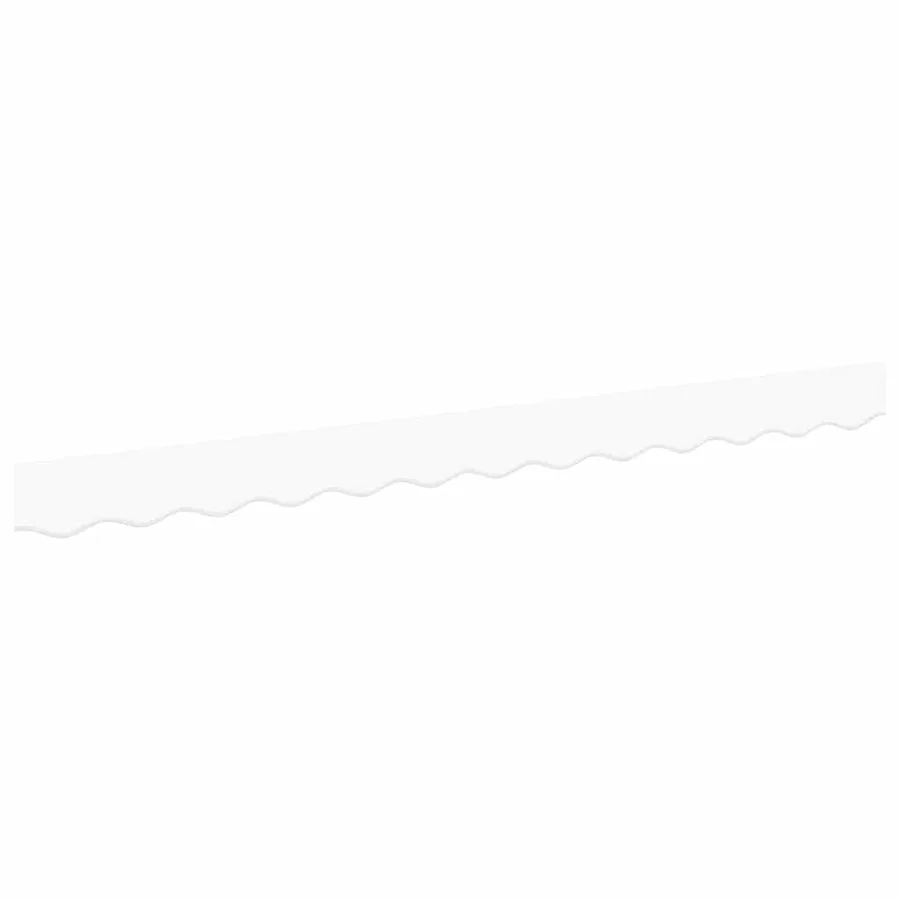 Remplacement de lambrequin Blanc 3,5 m Polyester - 2
