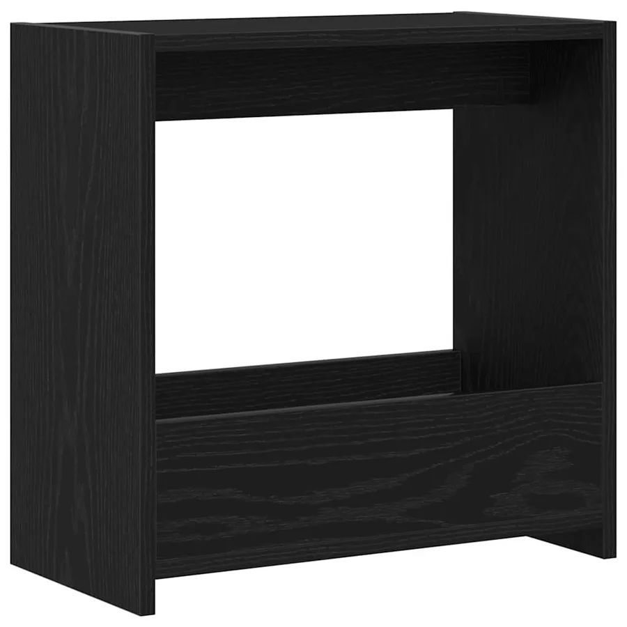 Table d'appoint Chêne noir 50 x 26 x 50 cm Bois d'ingénierie - 2