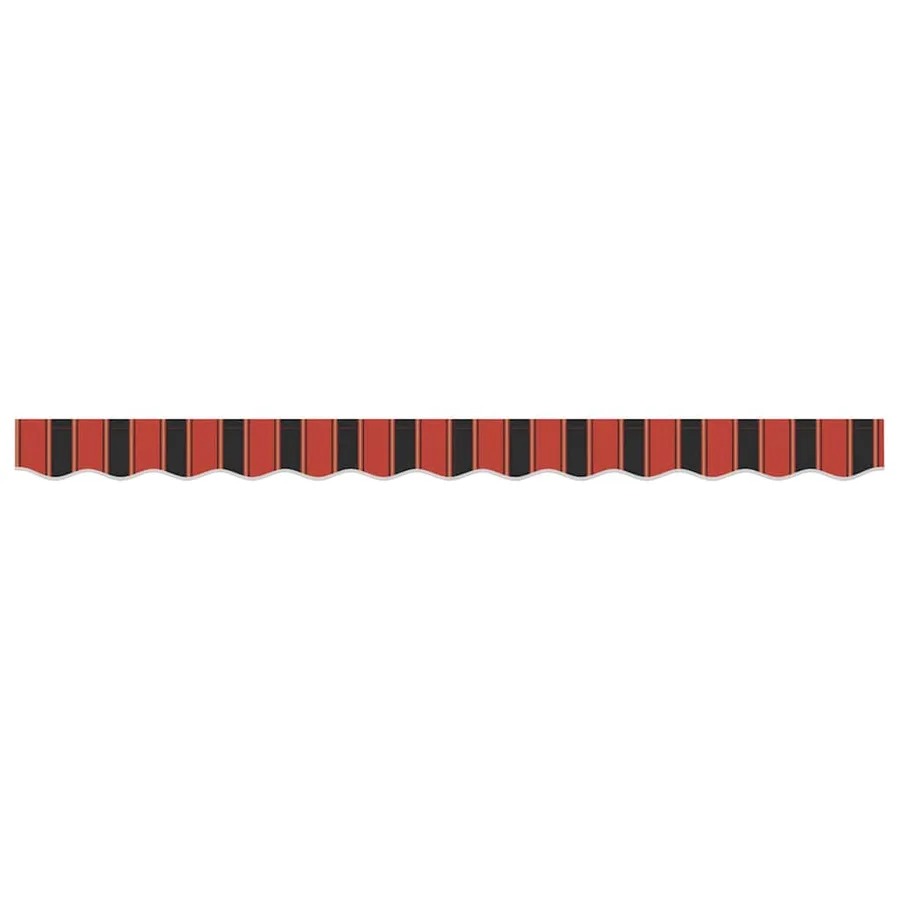 Remplacement de lambrequin Orange / Noir / Jaune 2,5 m Polyester - 4