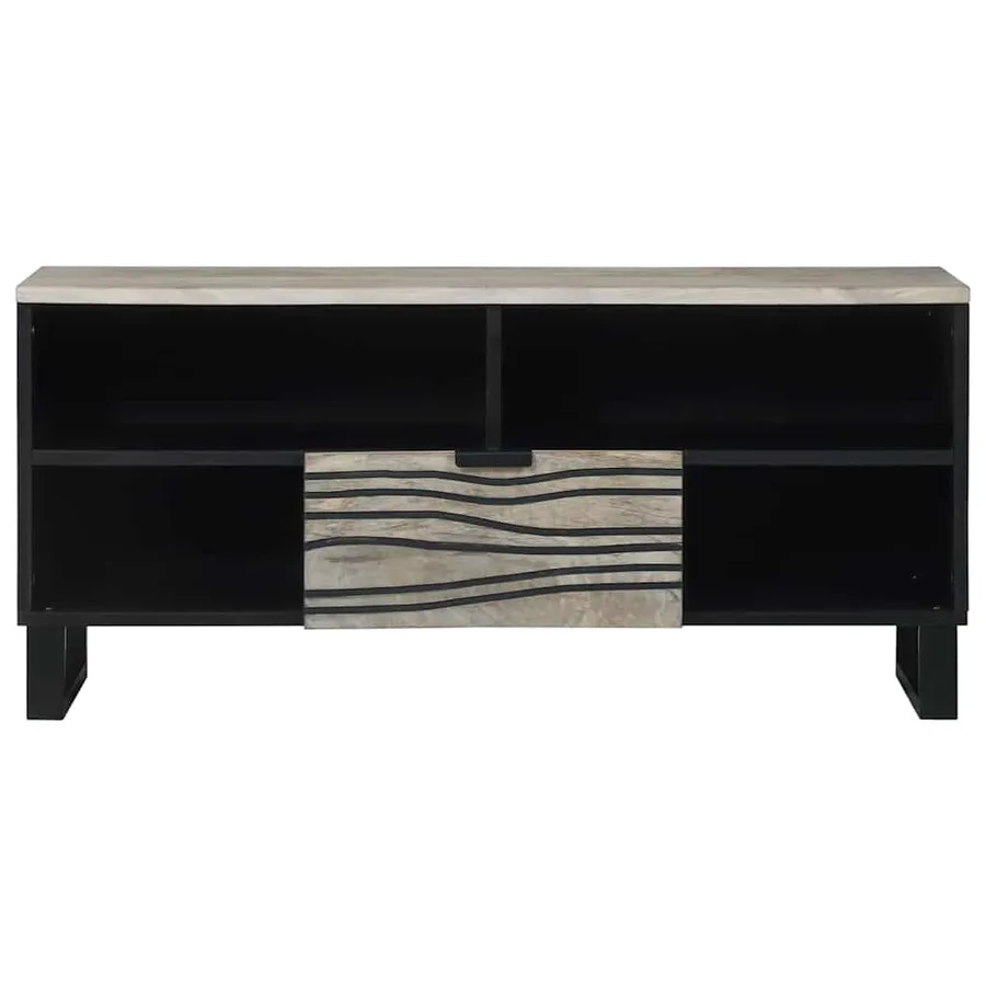 Unites TV avec tiroir Blanc 105 x 33 x 46 cm Bois d'ingénierie - 3