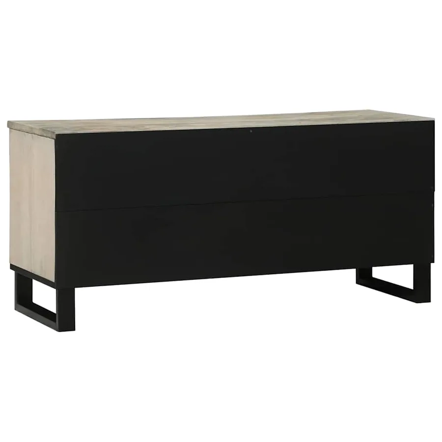 Unites TV avec tiroir Blanc 105 x 33 x 46 cm Bois d'ingénierie - 5