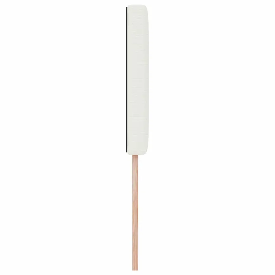 Tête de lit Crème 100 cm Tissu en velours côtelé - 5