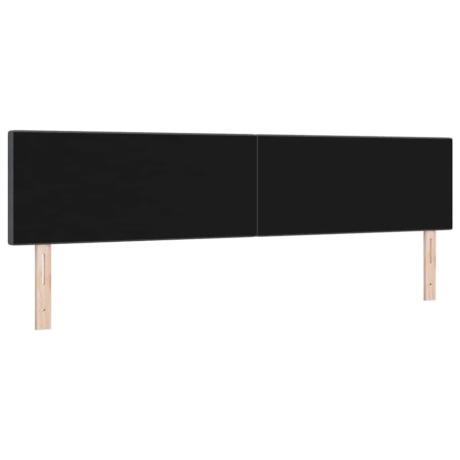 Tête de lit Gris foncé 200 cm Tissu en velours côtelé - 6