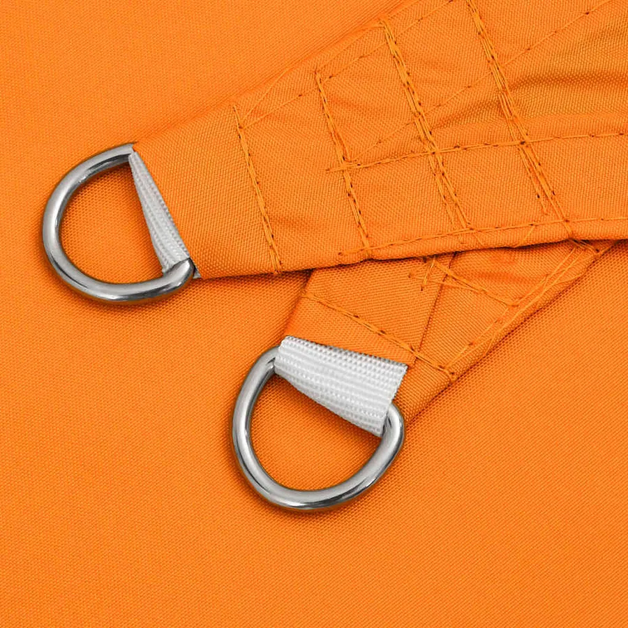 Voile d'ombrage orange 2x2x2 m 100% polyester Oxford - 5