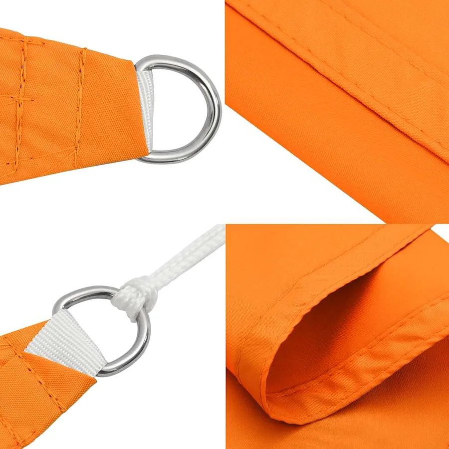 Voile d'ombrage orange 2x2x2 m 100% polyester Oxford - 6