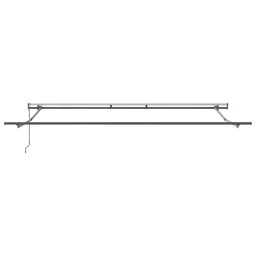 Auvent rétractable Vert et blanc 400 × 300 cm - 7