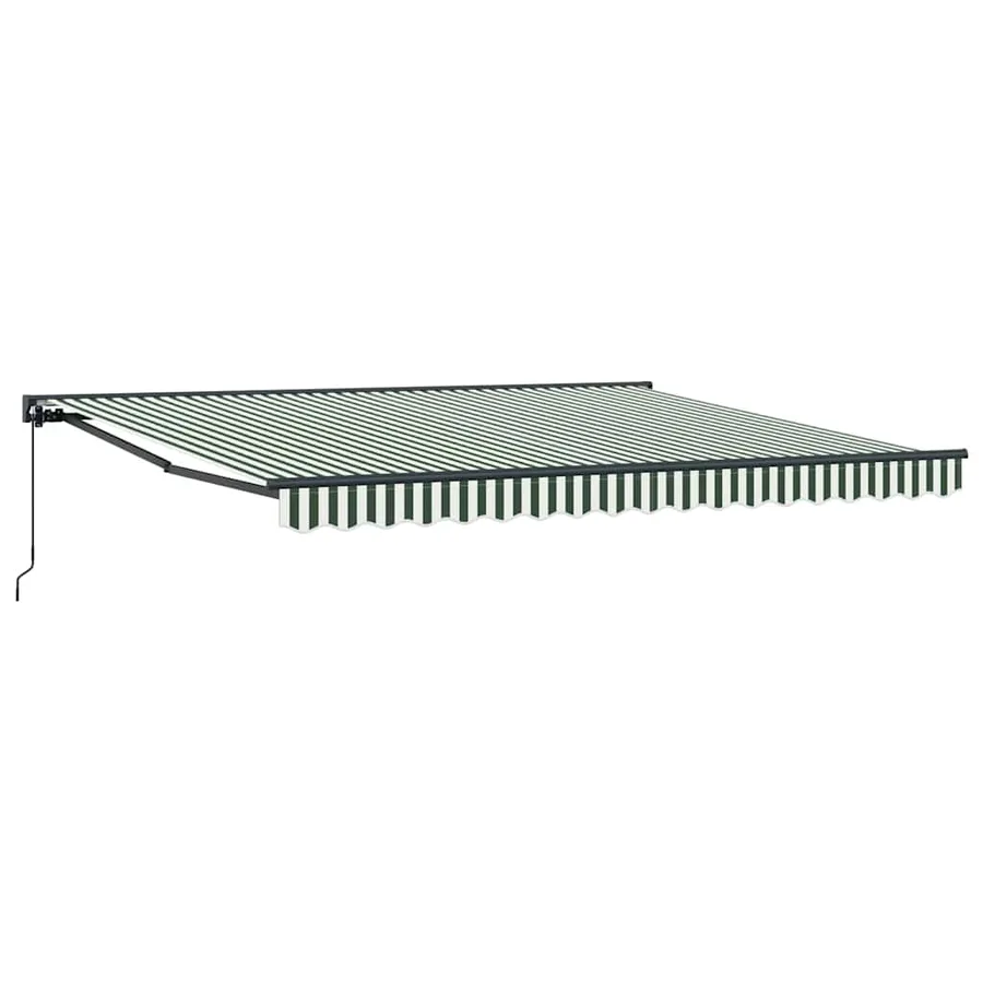 Cadre d'auvent Vert et blanc 400 × 300 cm - 2