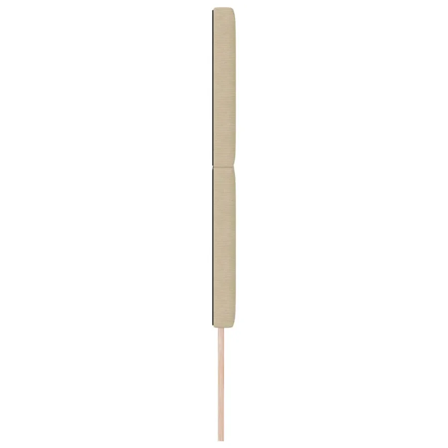 Tête de lit LED Vert gris 144 cm Tissu en velours côtelé - 6