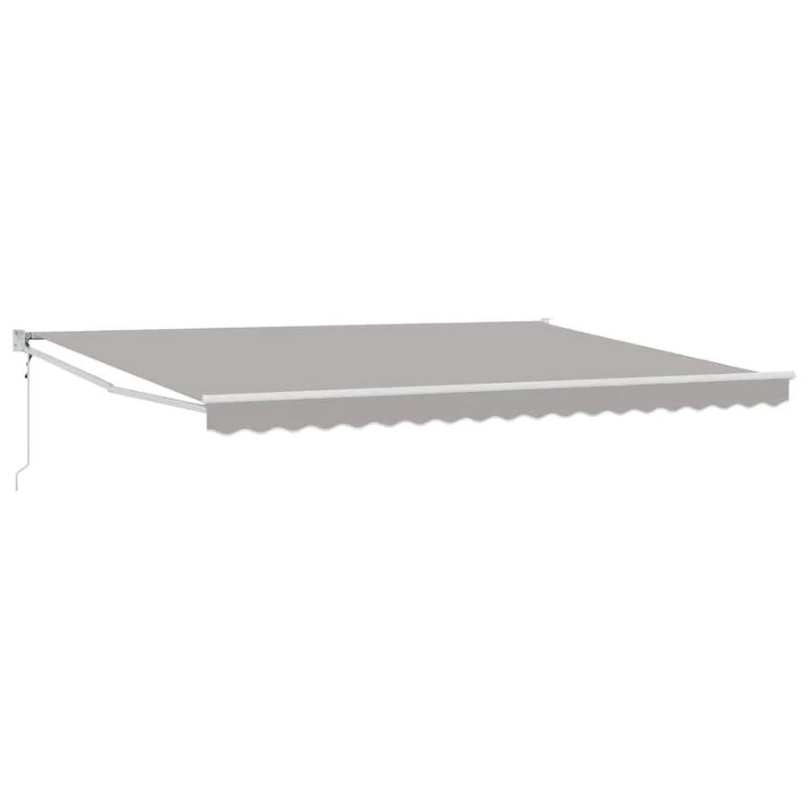 Auvent rétractable Gris clair 450 x 300 x 165 cm - 2