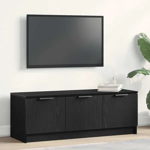 Meuble TV Chêne noir 102 x 35 x 36,5 cm Bois d'ingénierie