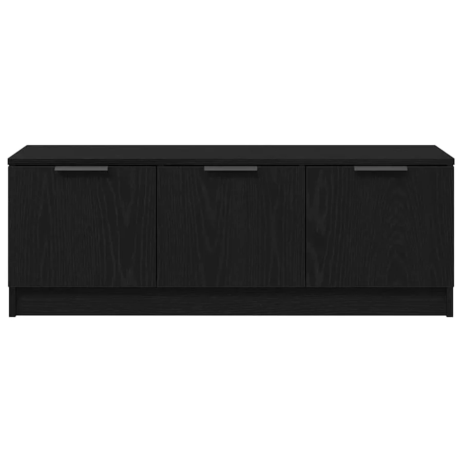 Meuble TV Chêne noir 102 x 35 x 36,5 cm Bois d'ingénierie - 6