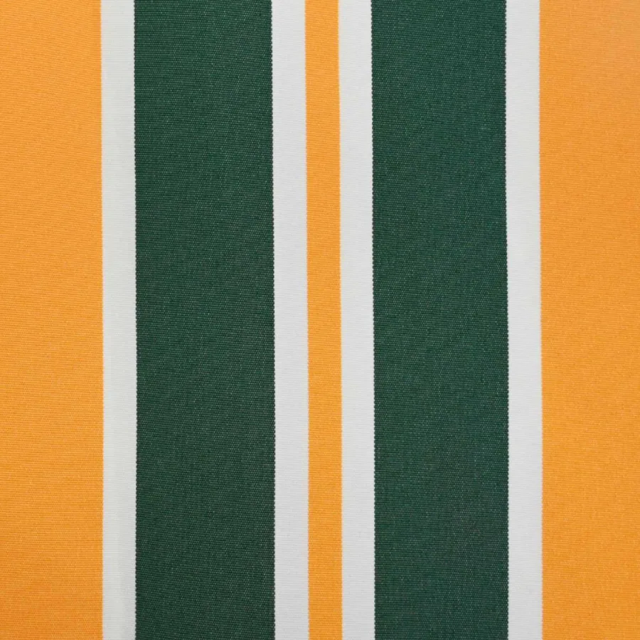 Auvent rétractable Vert et blanc 400 × 350 cm Polyester - 13