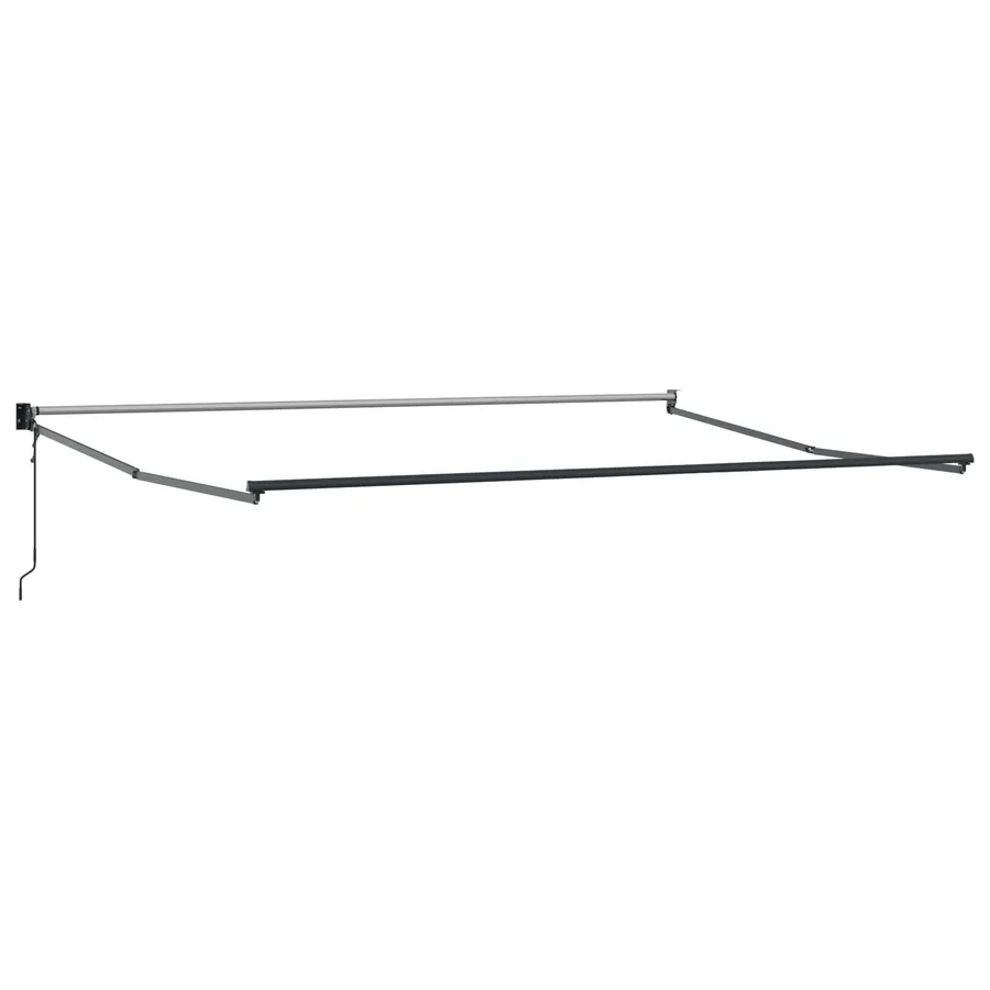 Auvent rétractable Vert et blanc 400 × 350 cm Polyester - 5