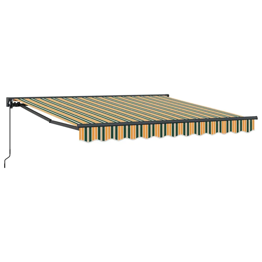 Cadre d'auvent Vert et jaune 350 x 250 cm - 2