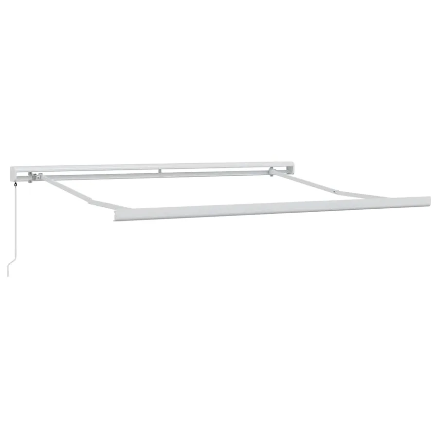 Auvent rétractable Vert et blanc 350 x 250 cm - 4