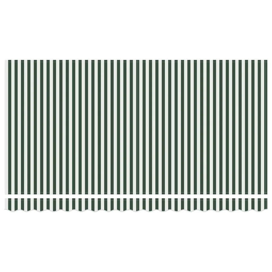 Auvent Rétractable Vert 400 x 200 cm tissu - 6