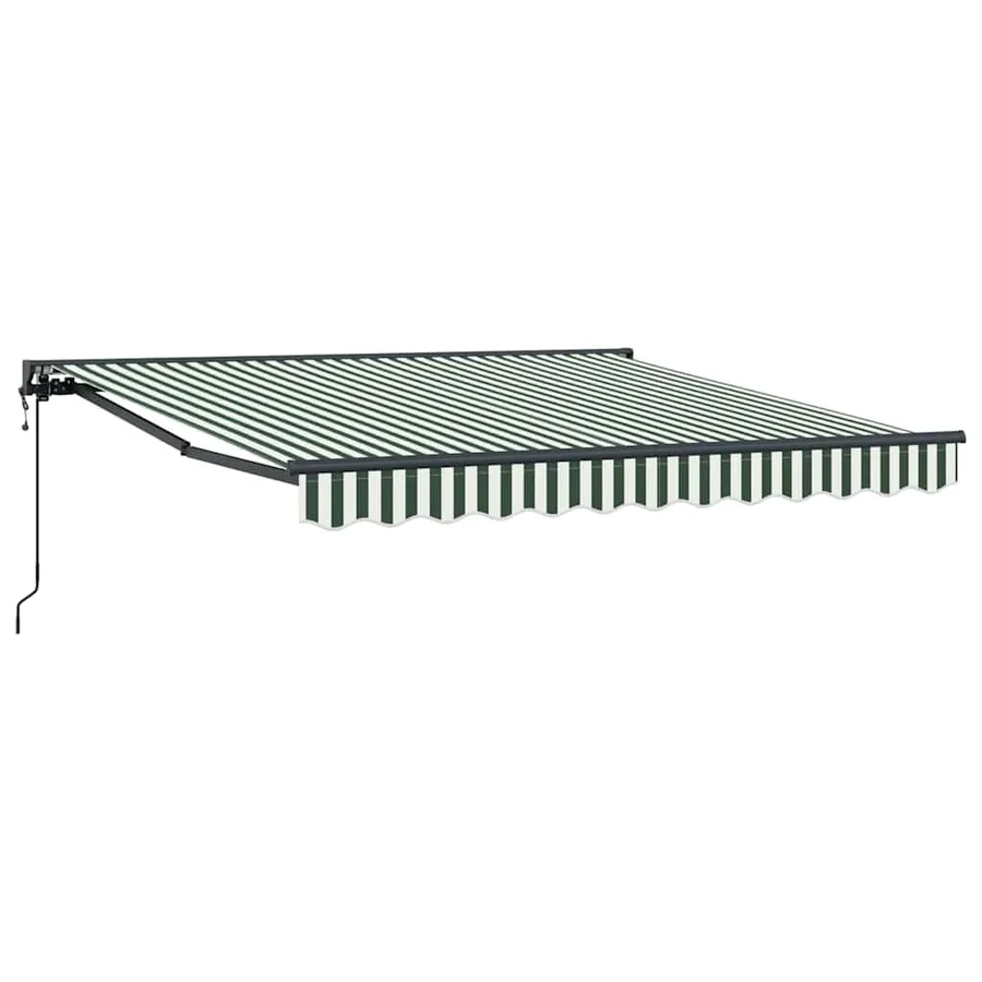 Cadre d'auvent Vert et blanc 350 x 250 cm - 2