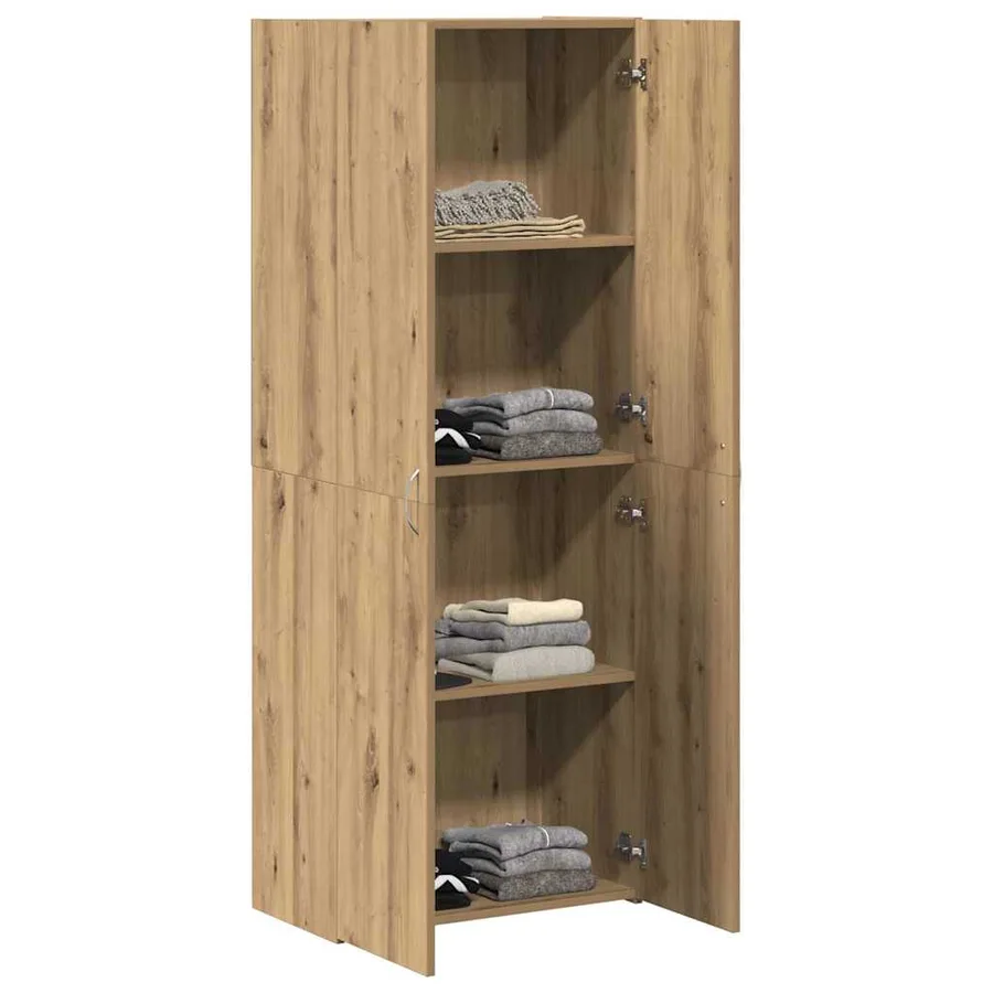 Cabinet de Bureau Chêne artisanal 60 x 32 x 152,5 cm - 3