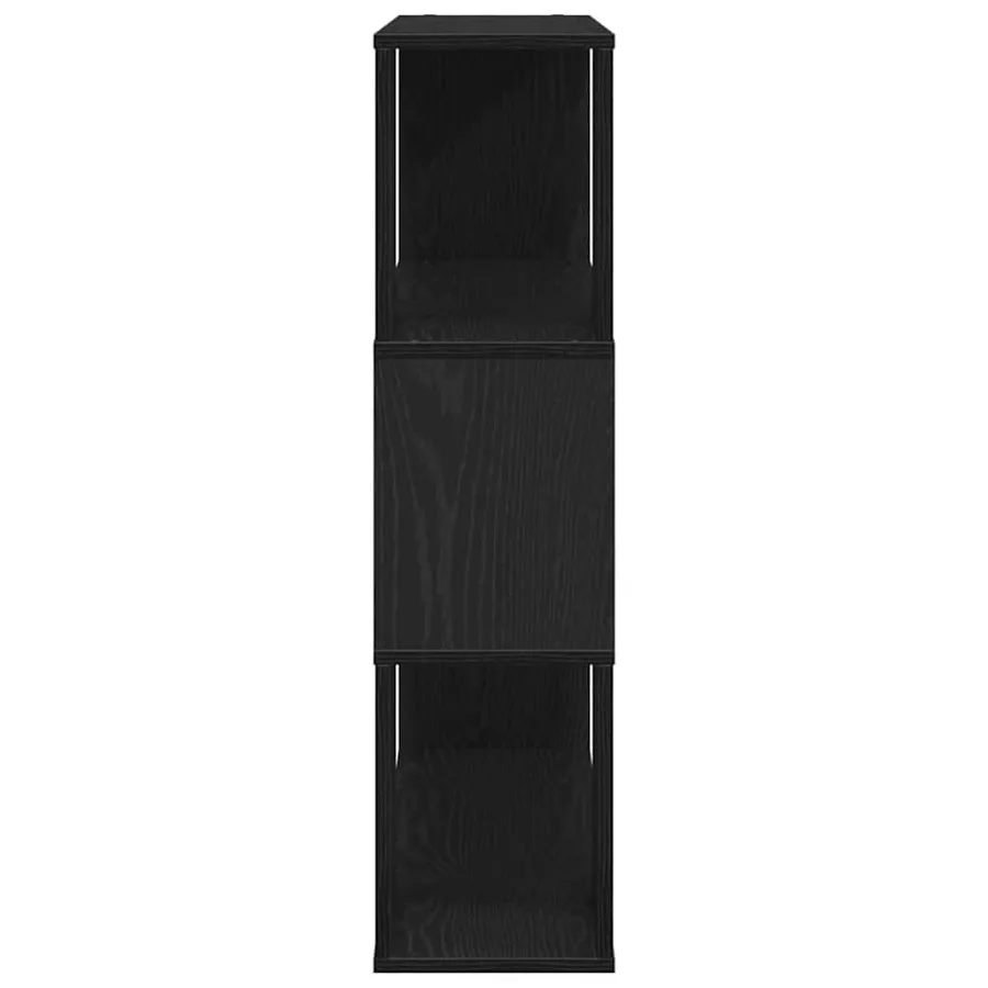 Ensemble meuble TV Montage mural Chêne noir 100 x 24 x 94 cm - 7