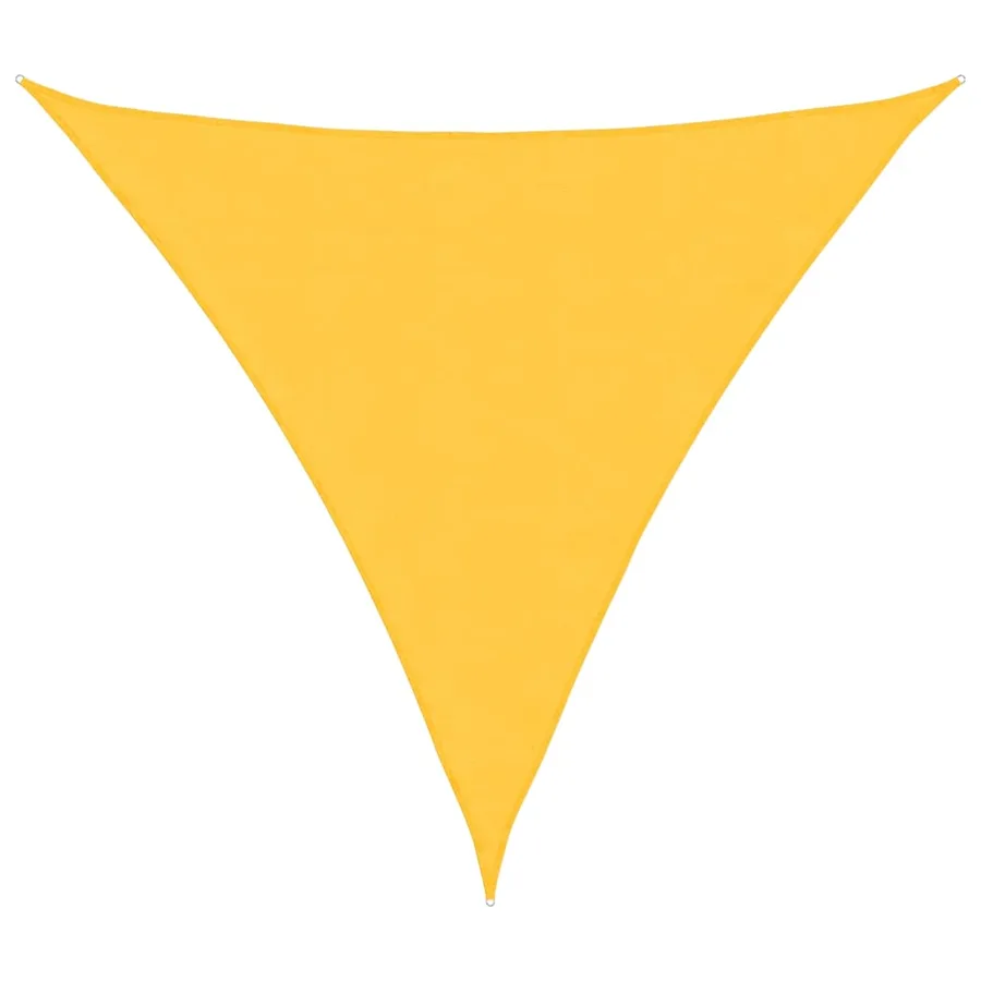 Voile d'ombrage jaune 2x2x2 m 100% polyester Oxford - 2