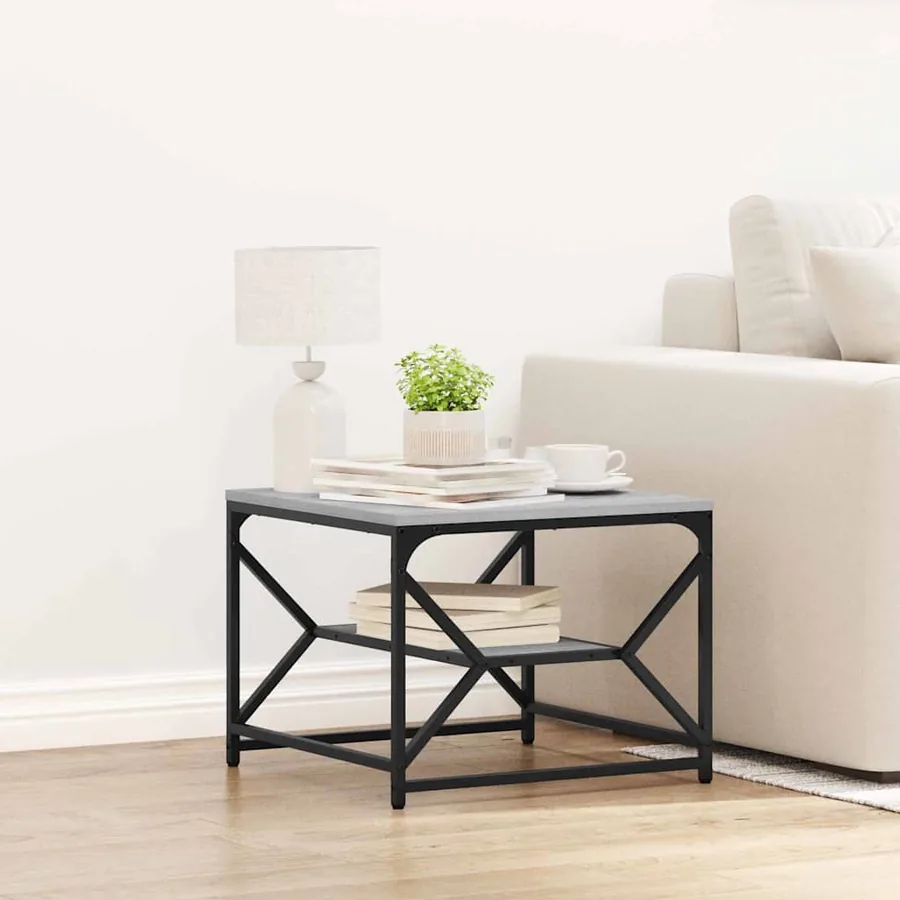 Table basse Gris Sonoma 51 x 50 x 40 cm