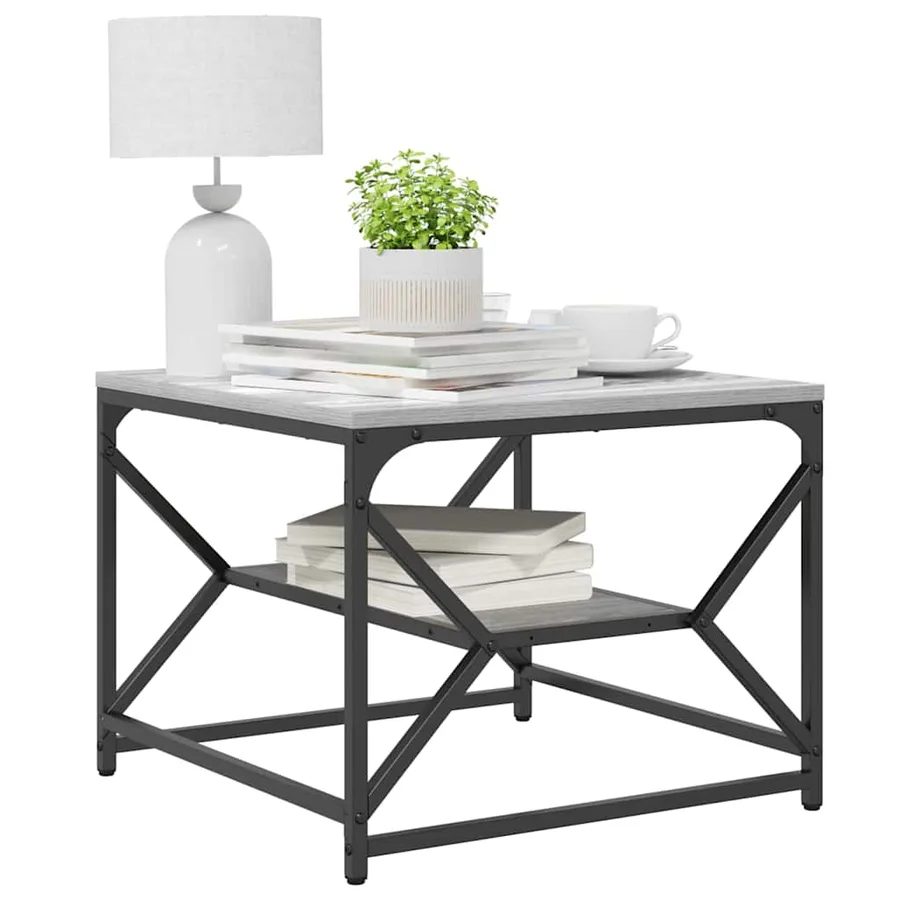 Table basse Gris Sonoma 51 x 50 x 40 cm - 3