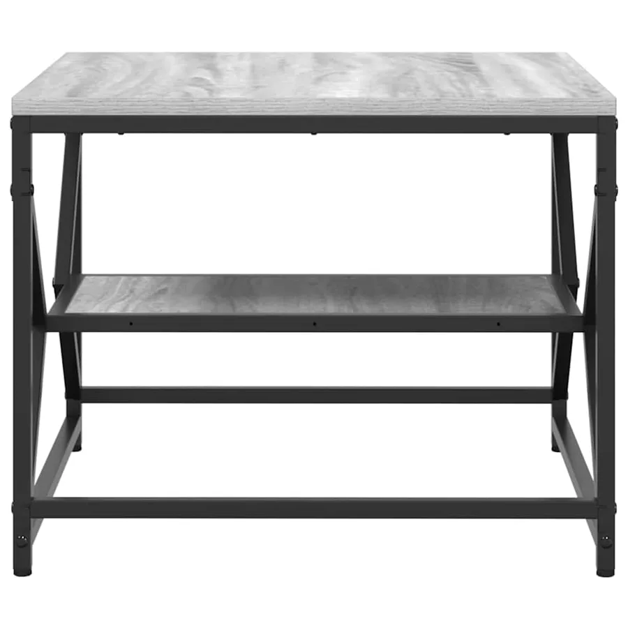 Table basse Gris Sonoma 51 x 50 x 40 cm - 7