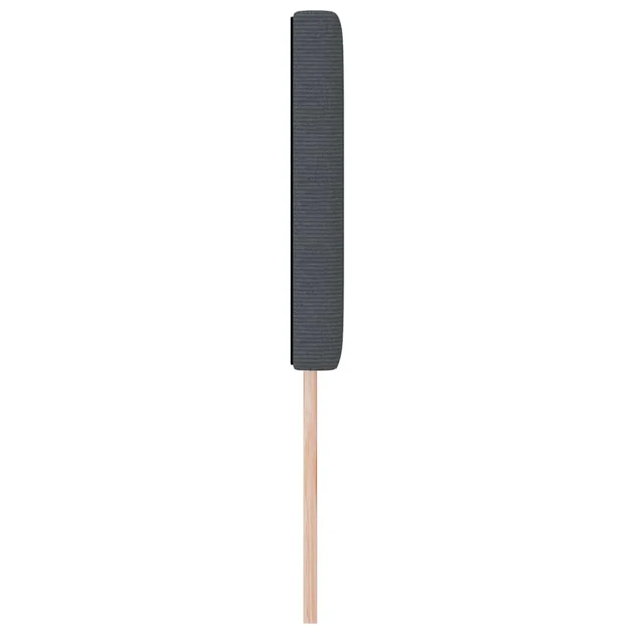 Tête de lit LED Gris foncé 160 cm Tissu en velours côtelé - 6