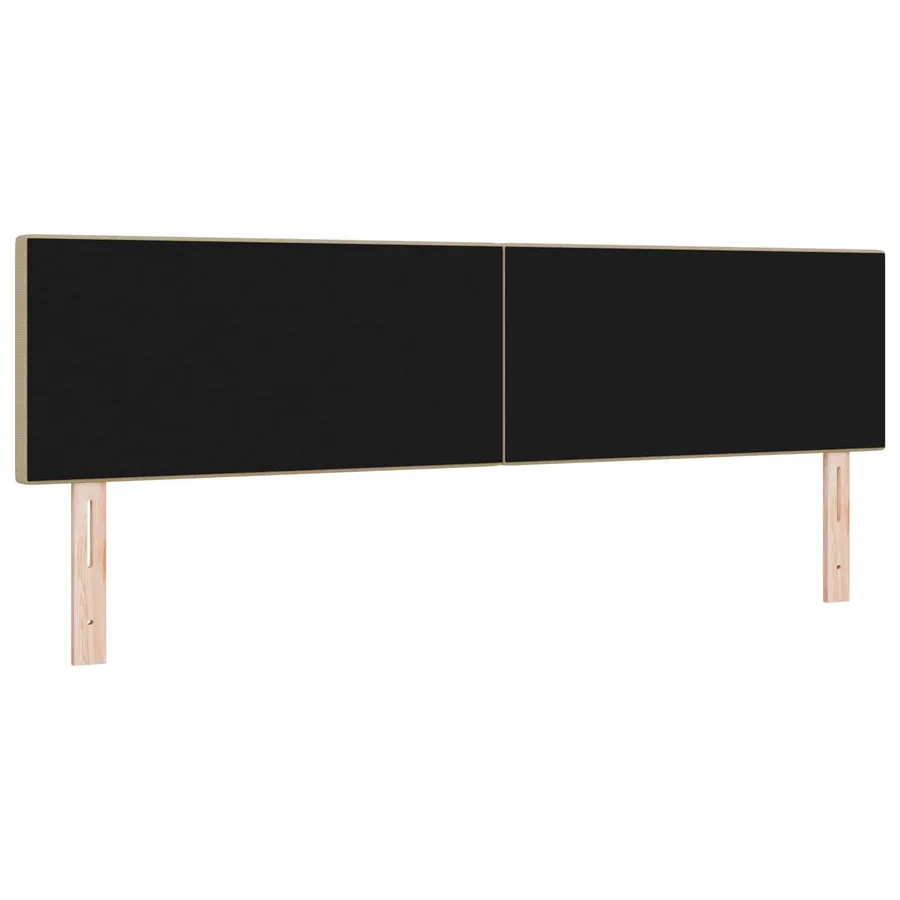 Tête de lit Gris Vert Clair 180 cm Tissu en velours côtelé - 4