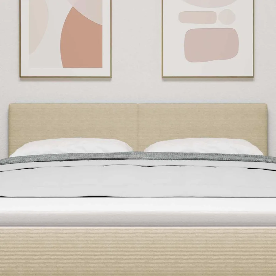 Tête de lit LED Vert gris 160 cm Tissu en velours côtelé - 3
